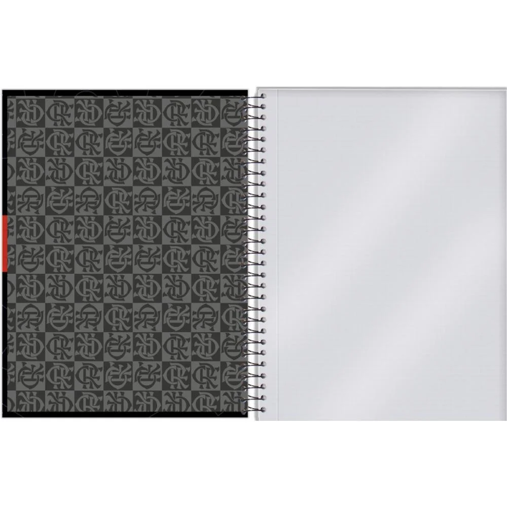 CADERNO 10X1 CP.DURA COLEGIAL FLAMENGO 160FLS FORONI (PCT.C/04) - imagem 4