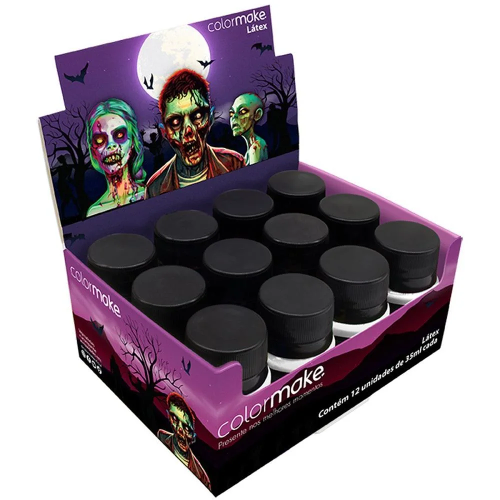PINTURA FACIAL LATEX 35ML. COLORMAKE (DP.C/12) - imagem 3