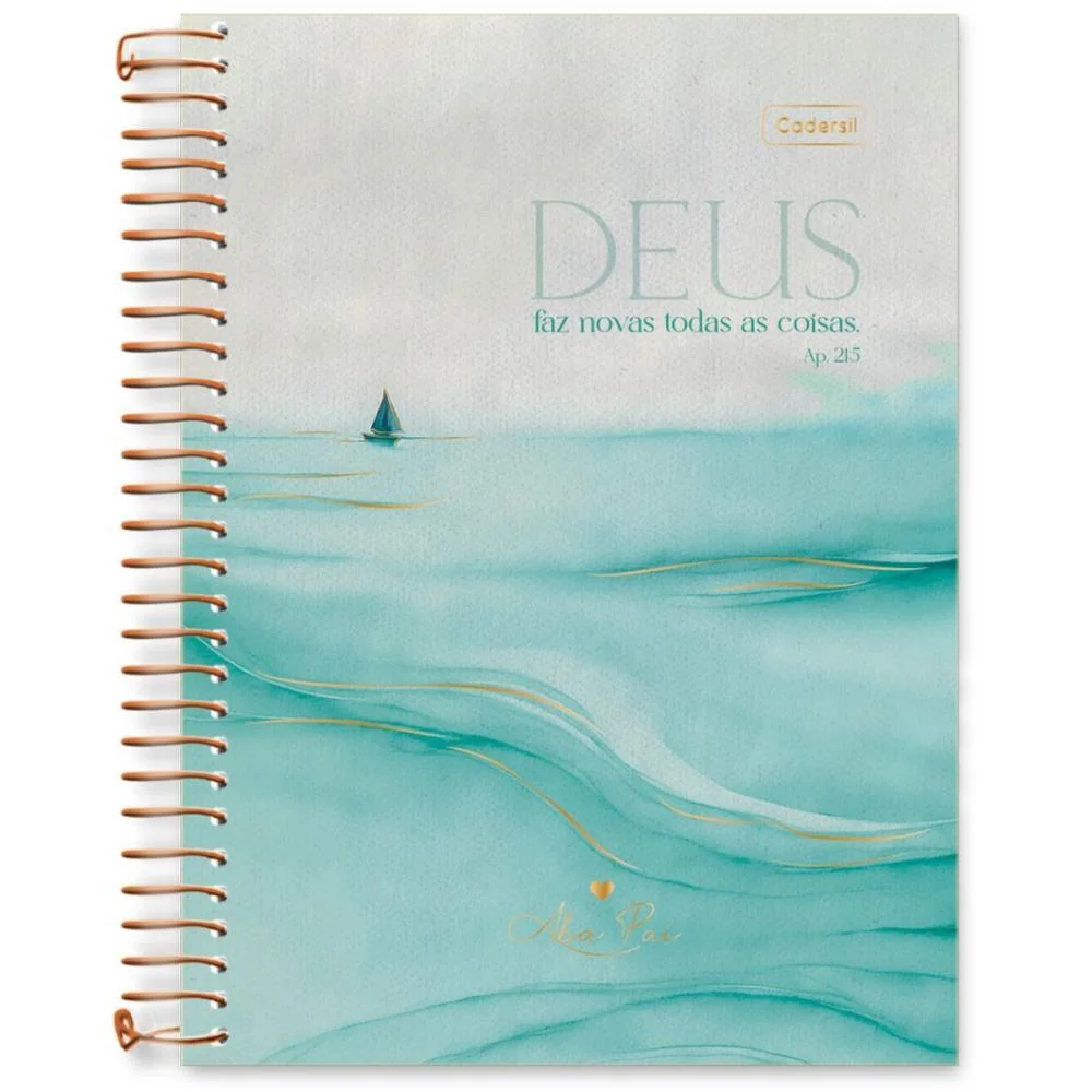 CADERNO 10X1 CP.DURA COLEGIAL ABA PAI 160FLS CADERSIL (PCT.C/04) - imagem 3