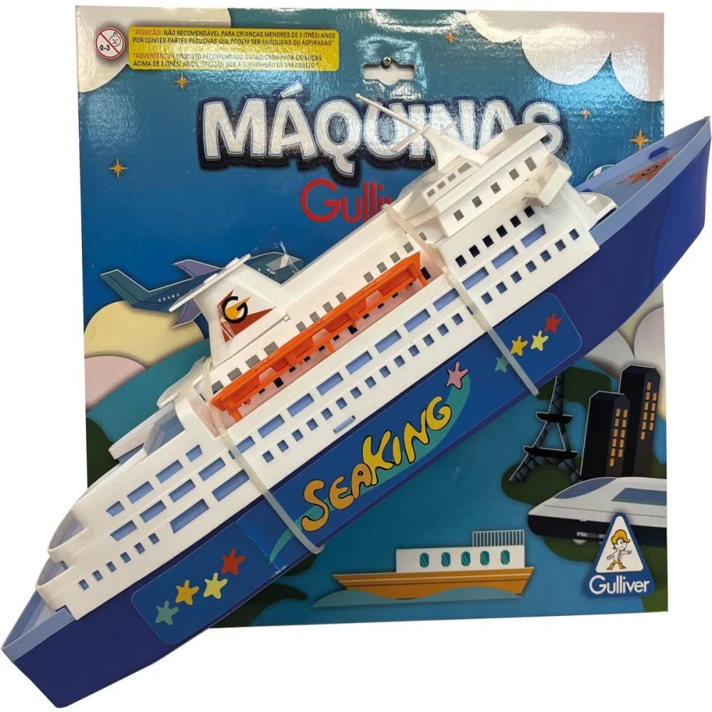 BARCO/NAVIO TRANSATLANTICO NAVIO MAQUINAS GULLIVER (UNIDADE) - imagem 3