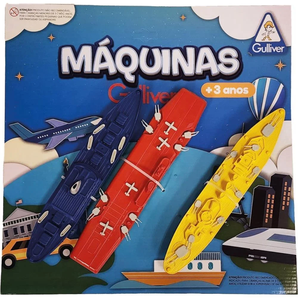 BARCO/NAVIO FROTA NAVAL C/3 NAVIOS MAQUINA GULLIVER (UNIDADE) - imagem 4