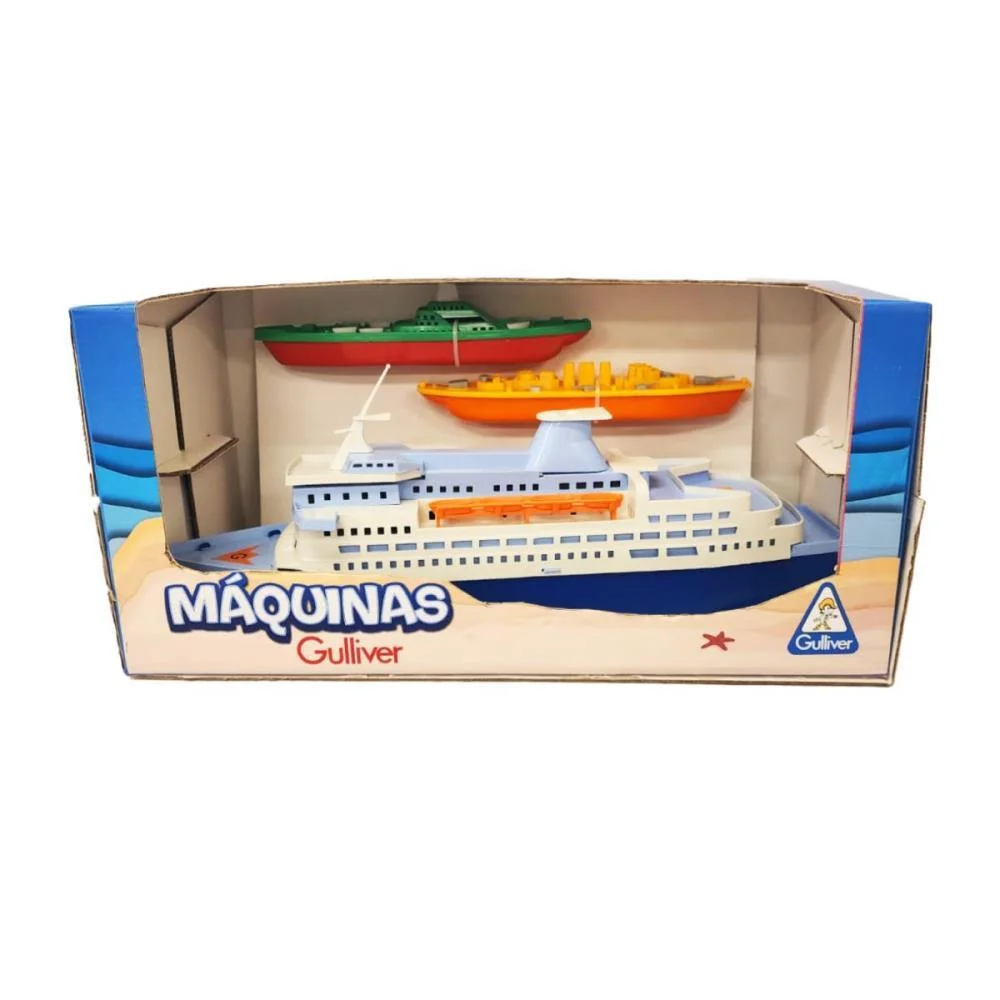 BARCO/NAVIO TRANSATLANTICO+2FROTA MAQUINAS GULLIVER (UNIDADE) - imagem 4