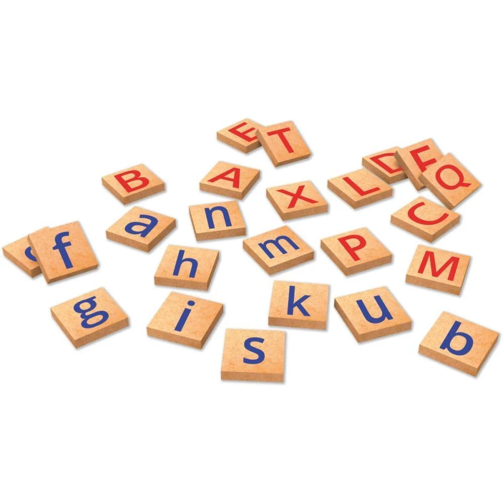 BRINQUEDO PEDAGOGICO MADEIRA ABC MAIUSCULAS/MINUSCULAS 72PC XALINGO (UNIDADE) - imagem 4