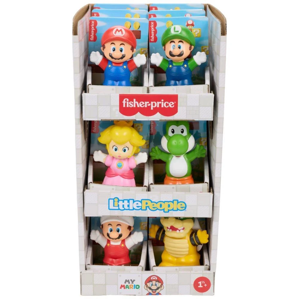 FISHER-PRICE ENTRETENIMENTO LP FIG.SUPER MARIO BROS (S) MATTEL (DP.C/18) - imagem 14