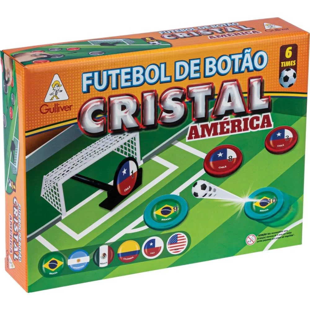 FUTEBOL DE BOTAO AMERICA 6 TIMES GULLIVER (UNIDADE) - imagem 4
