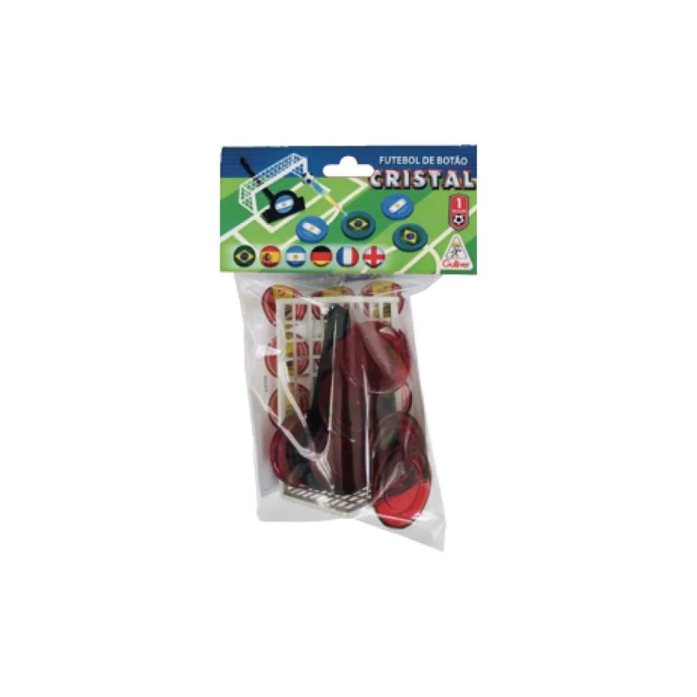 FUTEBOL DE BOTAO OFICIAL BRASIL X ARGENTINA GULLIVER (UNIDADE) - imagem 4