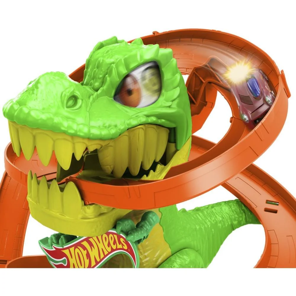 HOT WHEELS PISTA CITY NÊMESIS T-REX+QUARTEL DE BOMBE MATTEL (UNIDADE) - imagem 6