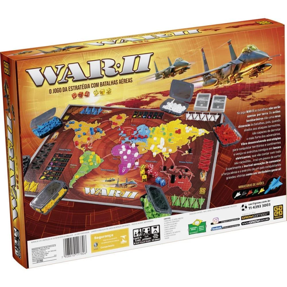 Jogo De Tabuleiro War Ii Grow (Unidade) - imagem 4