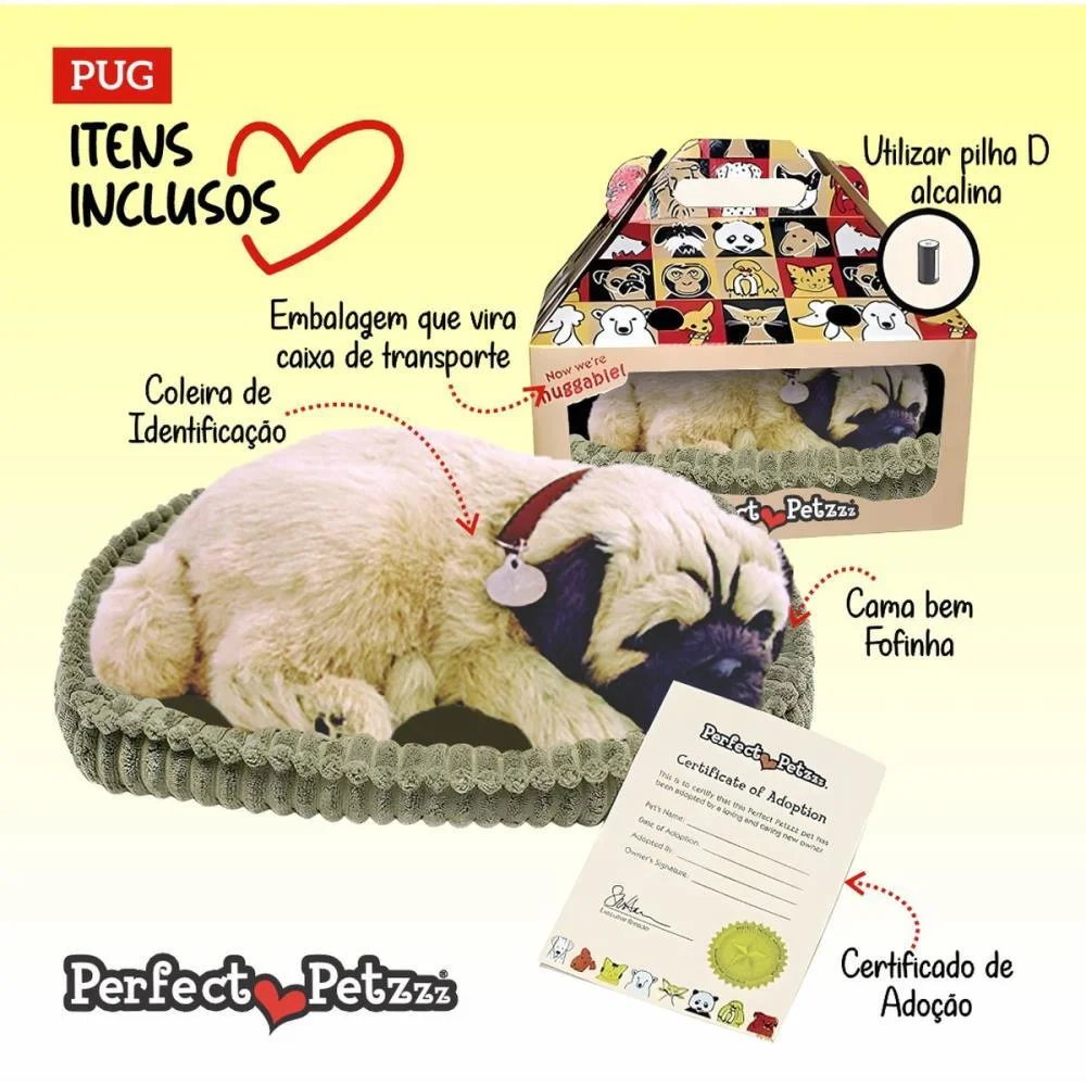 PERFECT PETZZZ FILHOTE CACHORRO PUG IMEX (UNIDADE) - imagem 3