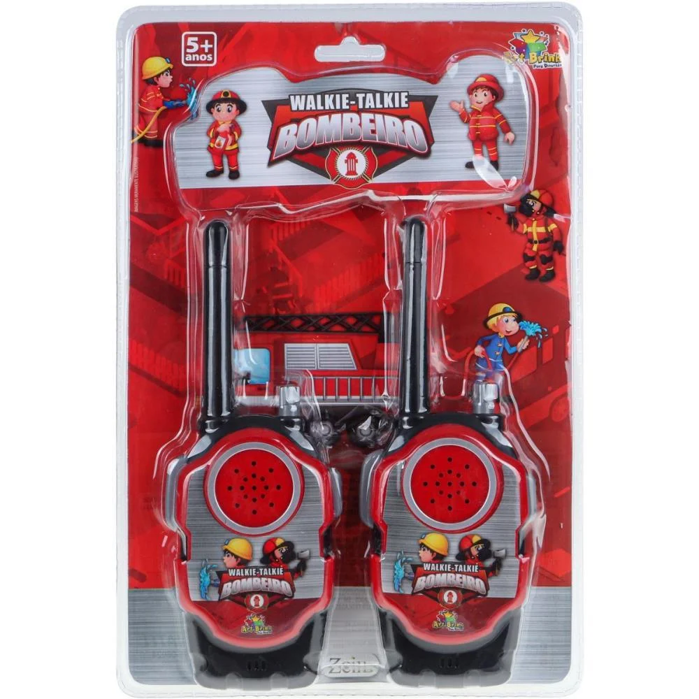 WALKIE TALKIE BOMBEIRO ART BRINK (UNIDADE) - imagem 5