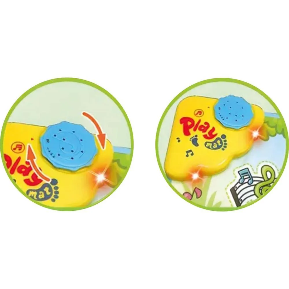 TAPETE MUSICAL PIANINHO ANIMAIS 85X30CM SAMBA TOYS (UNIDADE) - imagem 4