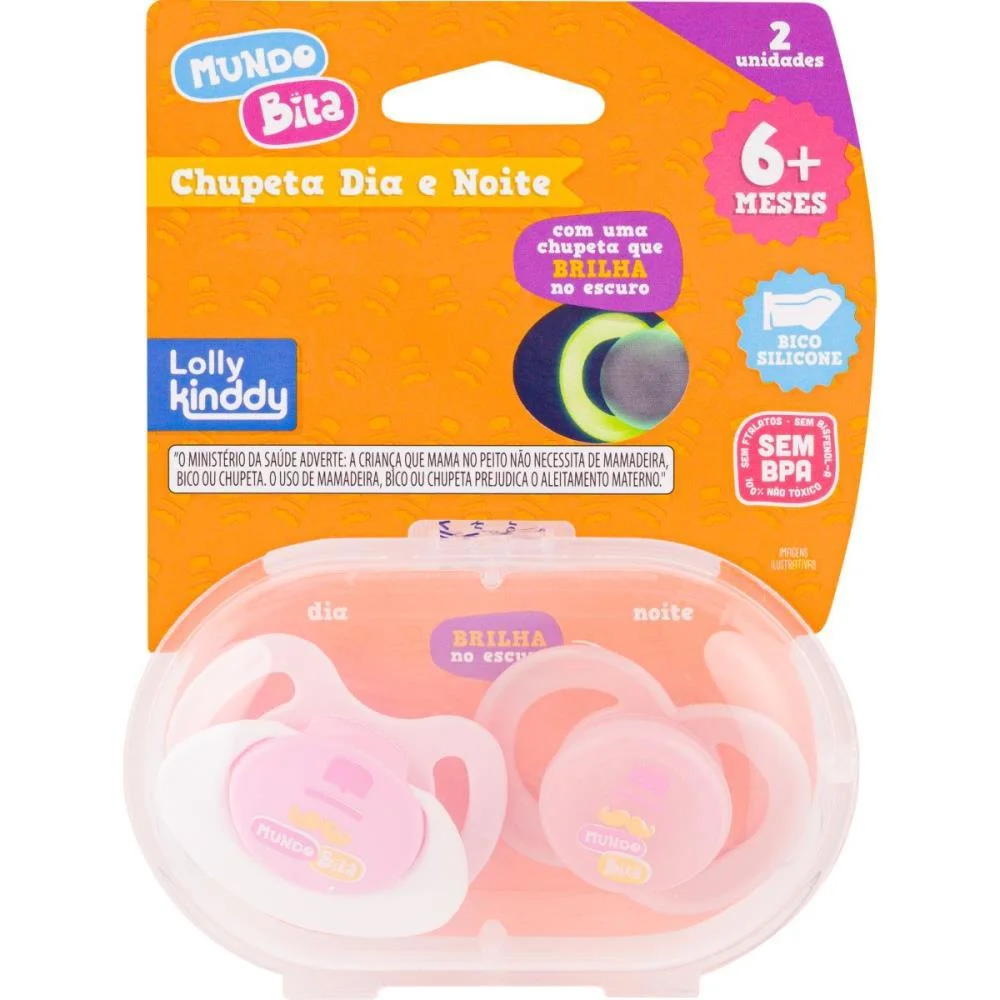 CHUPETA MUNDO BITA DIAENOIT SIL.ORT RS LOLLY (BL.C/02) - imagem 7