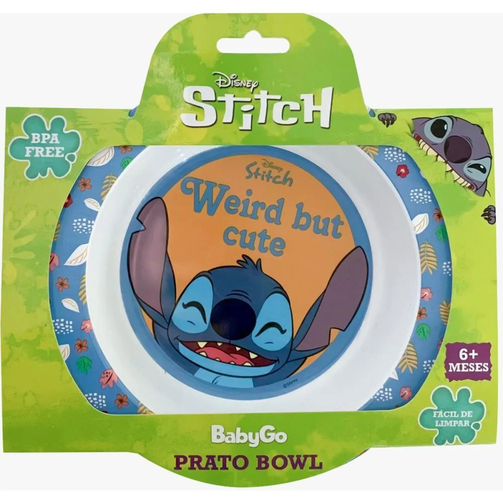 KIT ALIMENTACAO STITCH PRATO BOWL DERMIWIL (UNIDADE) - imagem 3