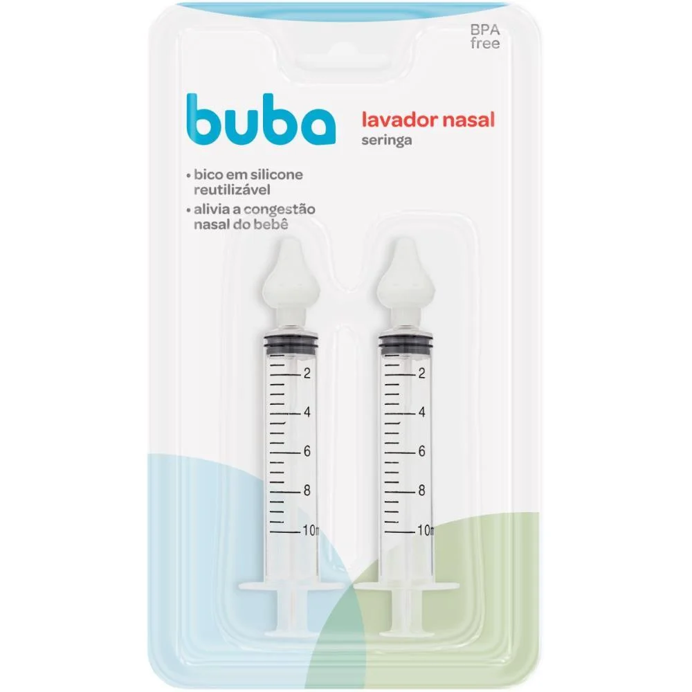 ASPIRADOR NASAL LAVADOR NASAL SERINGA C/02UNID BUBA (BLISTER) - imagem 6