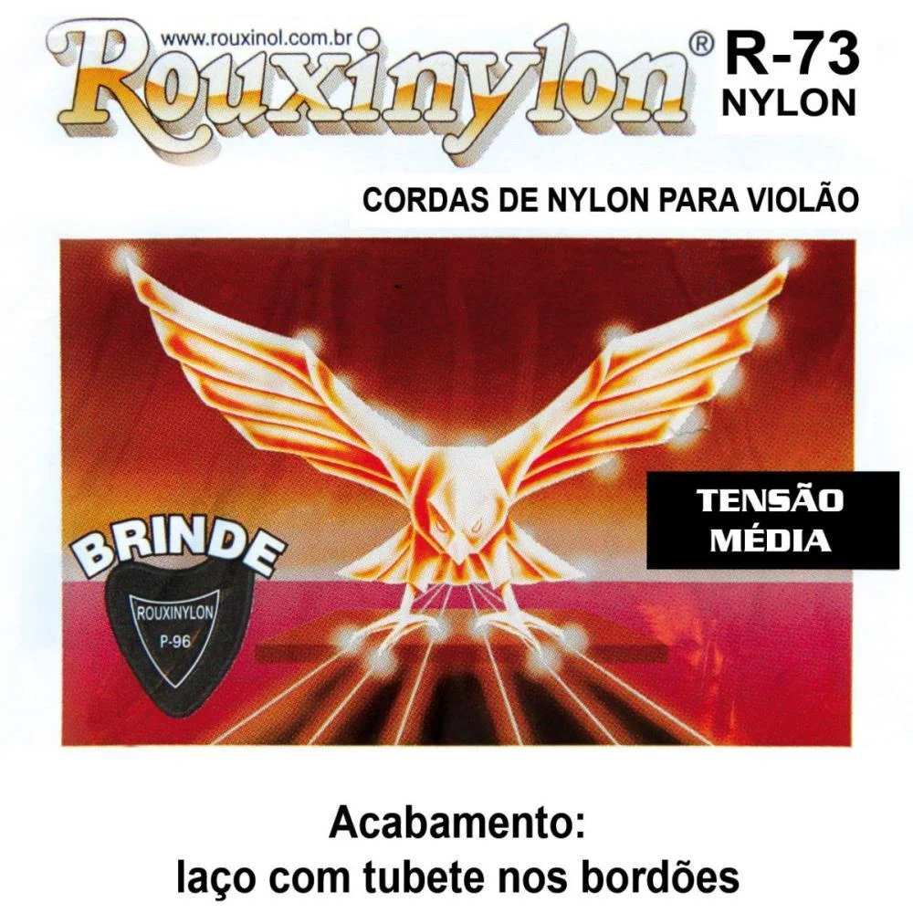 ENCORDOAMENTO P/VIOLAO NY.PT/DR MEDIA TENSAO ROUXINOL (UNIDADE) - imagem 3