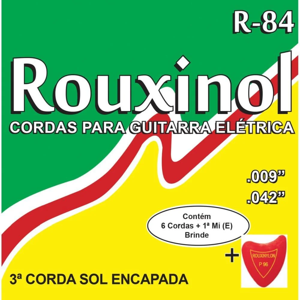ENCORDOAMENTO P/GUITARRA ELETRICA LEV.09/042 ROUXINOL (UNIDADE) - imagem 2