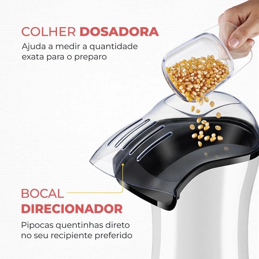 PIPOQUEIRA POPFLIX 127V BRANCA MONDIAL (UNIDADE) - imagem 7