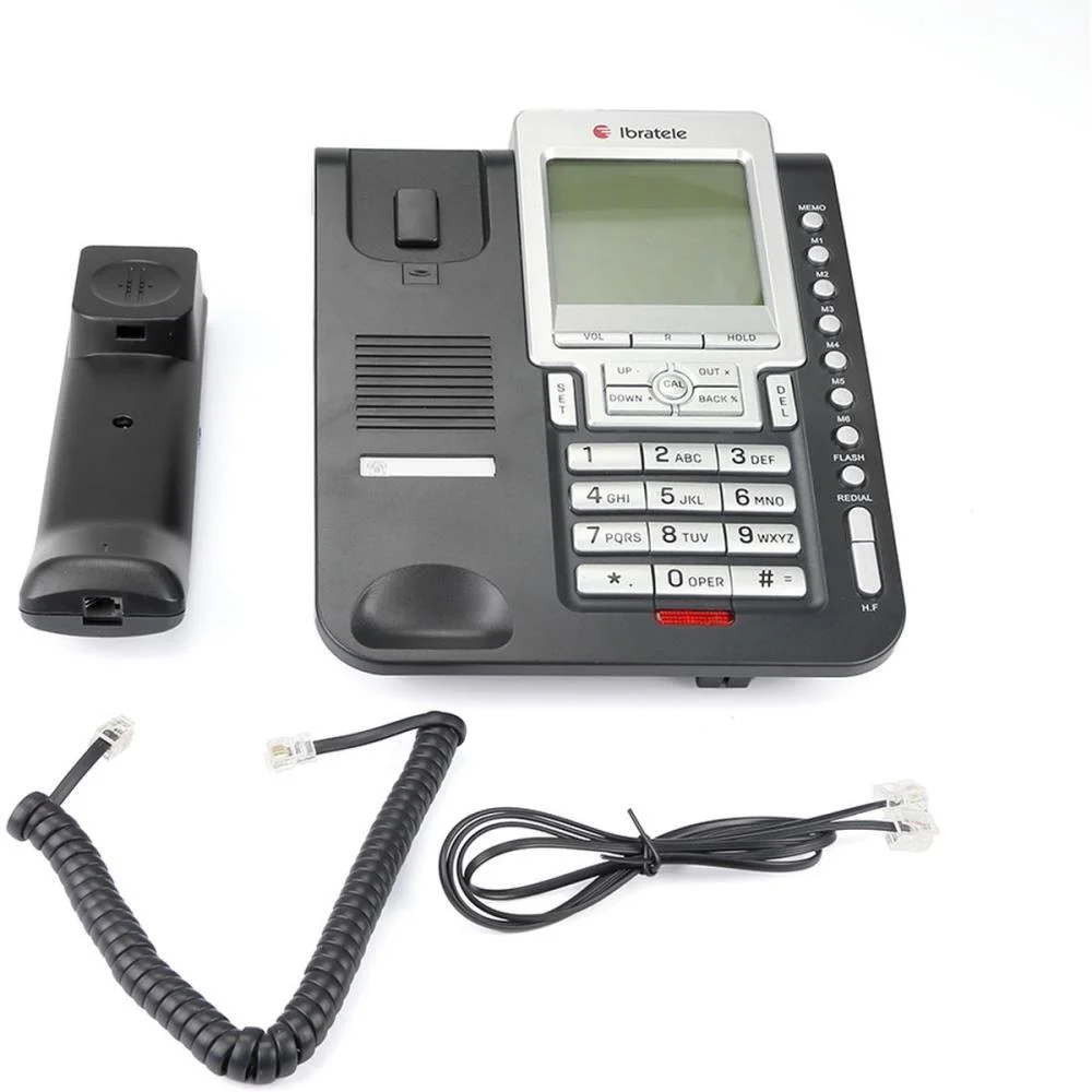 APARELHO TELEFONICO COM FIO IBRATELE CAPTA TOP PRETO BRIGHT (UNIDADE) - imagem 4