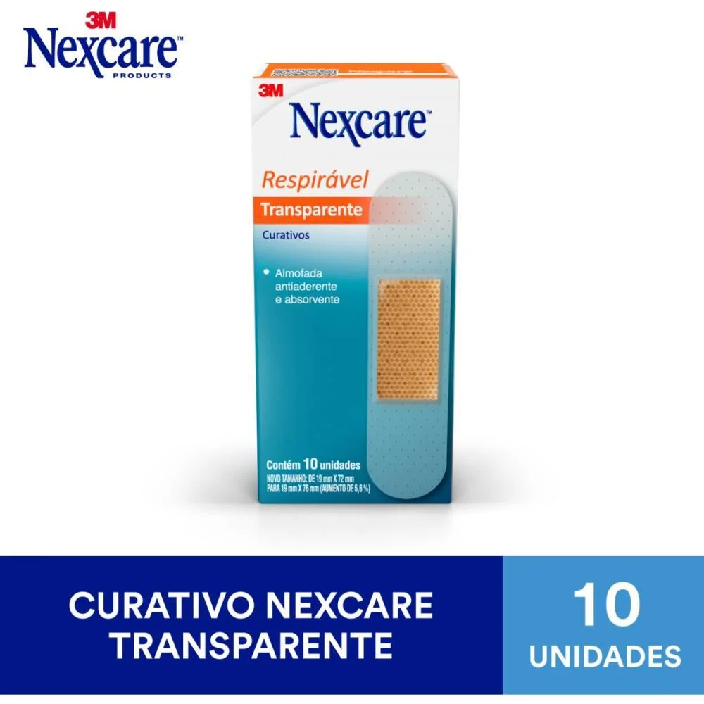 PRODUTOS FARMA NEXCARE CURATIVO TRANSP. C/10 3M (CAIXA) - imagem 4