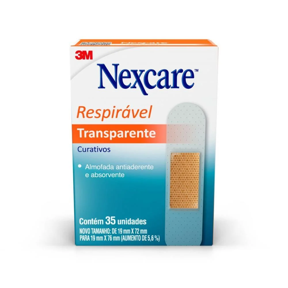 PRODUTOS FARMA NEXCARE CURATIVO TRANSP. C/35 3M (CAIXA) - imagem 3