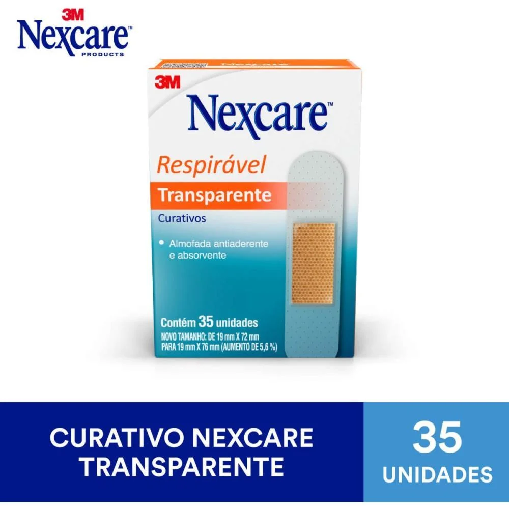 PRODUTOS FARMA NEXCARE CURATIVO TRANSP. C/35 3M (CAIXA) - imagem 5