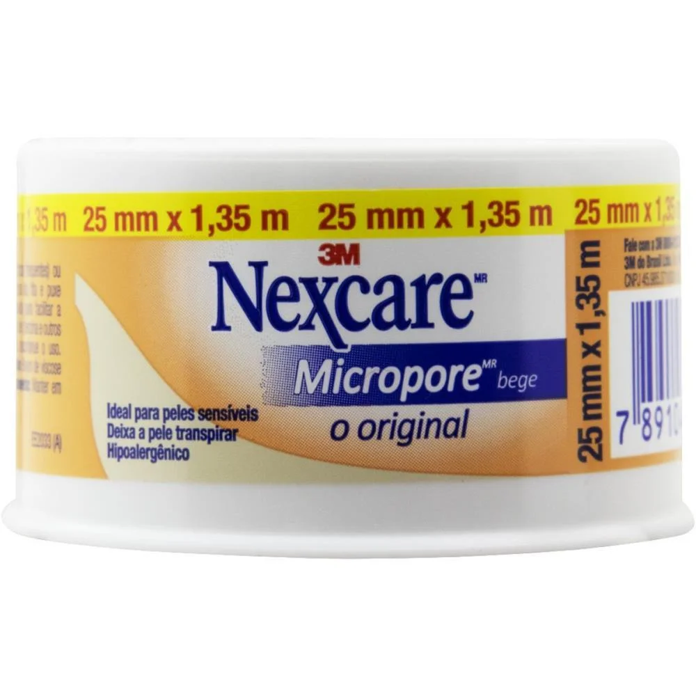 PRODUTOS FARMA NEXCARE MICROPOR.BG 25MMX1,35M 3M (UNIDADE) - imagem 3