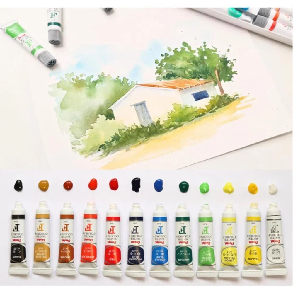 AQUARELA PROFISSIONAL WATER COLOURS 12 CORES PENTEL (ESTOJO) - imagem 4