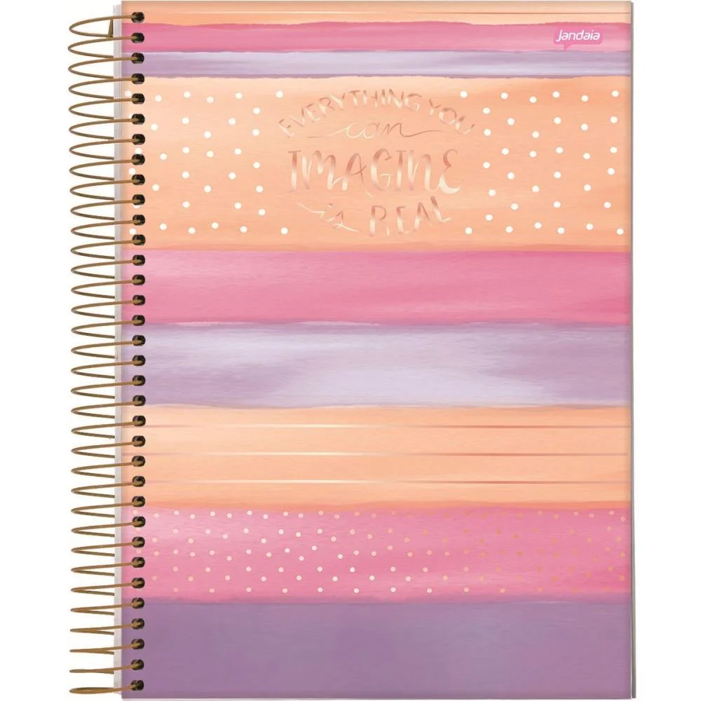 CADERNO 15X1 CAPA DURA LA CREME 240FLS. I.A JANDAIA (PCT.C/02) - imagem 4