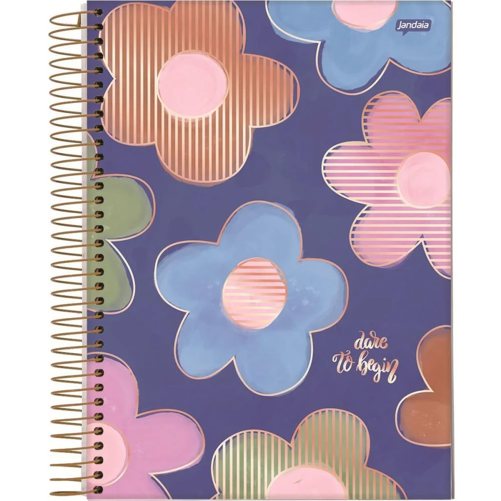 CADERNO 15X1 CAPA DURA LA CREME 240FLS. I.A JANDAIA (PCT.C/02) - imagem 5