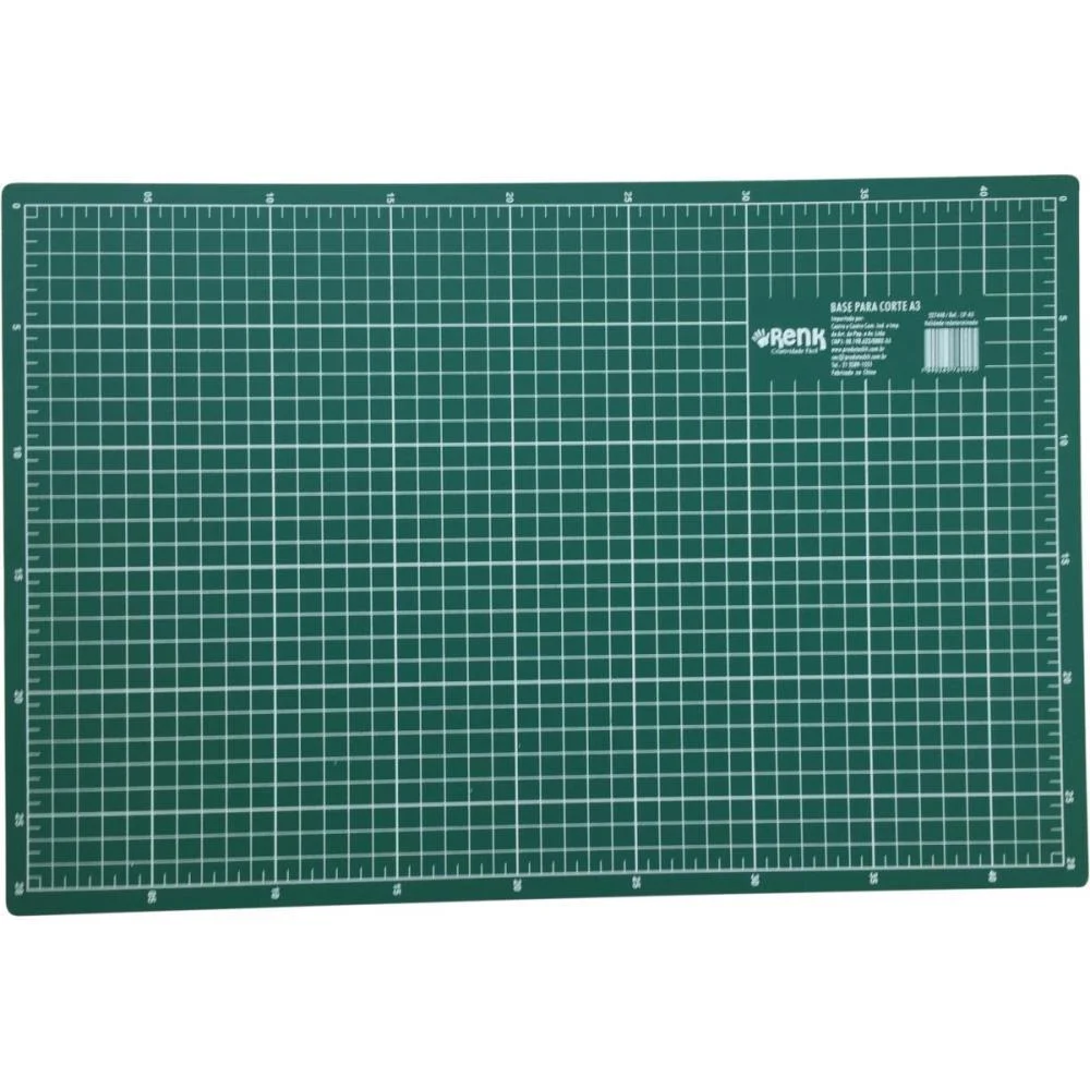BASE PARA CORTE A3 42X30CM VERDE KIT (UNIDADE) - imagem 3