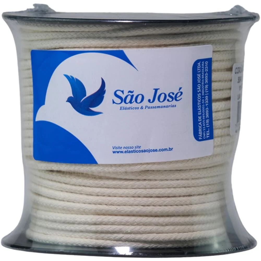 CORDAO TRANCADO CRU 6MMX20M ALGODAO SAO JOSE (ROLO) - imagem 4