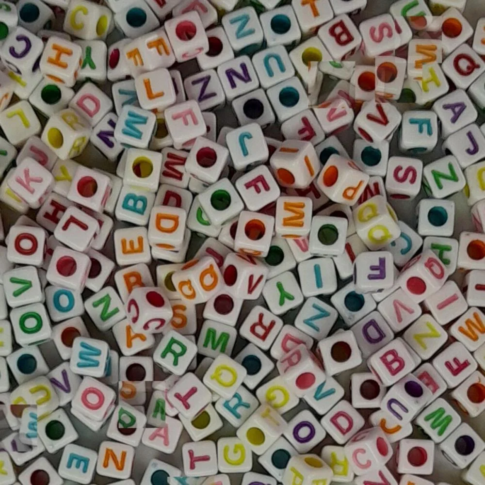 MICANGA CUBO LETRAS SORTIDAS 7X7MM 20G HONEY (PACOTE) - imagem 3