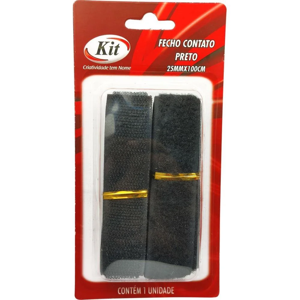 VELCRO 25MMX100CM PT. KIT (CARTELA) - imagem 2