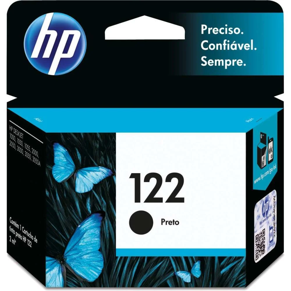CARTUCHO ORIGINAL HP 122 PRETO INKJET HP (UNIDADE) - imagem 3