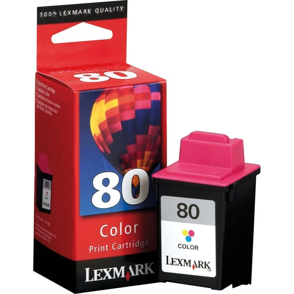 CARTUCHO ORIGINAL LEXMARK 80 COLORIDO X125/X83/Z82/X63 LEXMARK (UNIDADE) - imagem 3