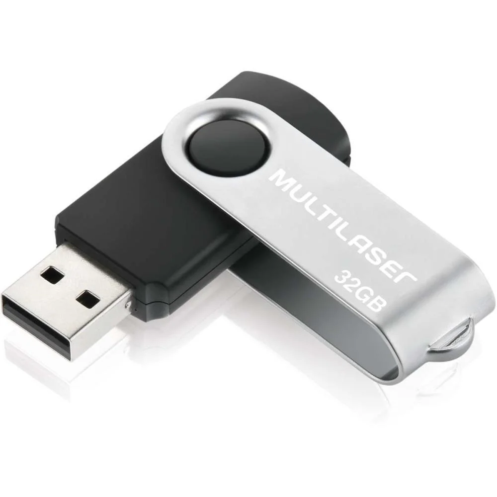 PEN DRIVE USB TWIST 32GB 2.0 PRETO MULTI (UNIDADE) - imagem 3