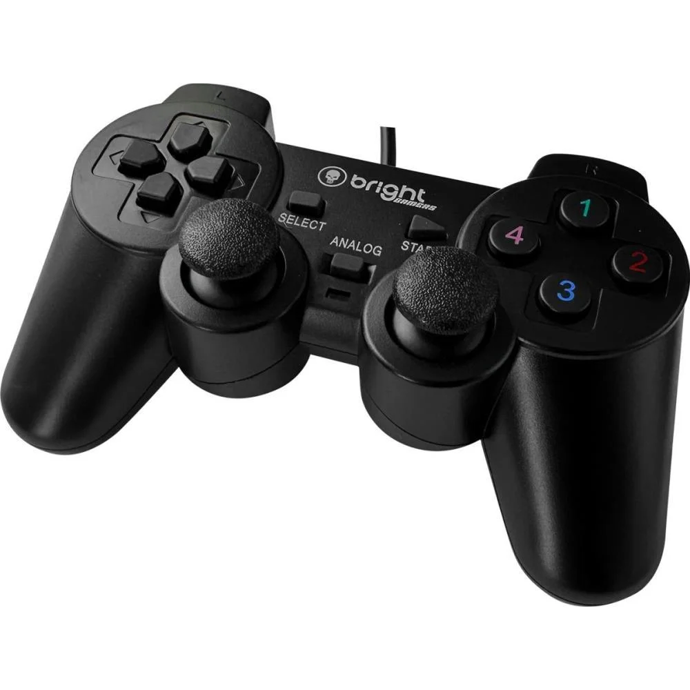CONTROLE PARA JOGO JOYSTICK USB 2,0 C/FIO BRIGHT (UNIDADE) - imagem 4