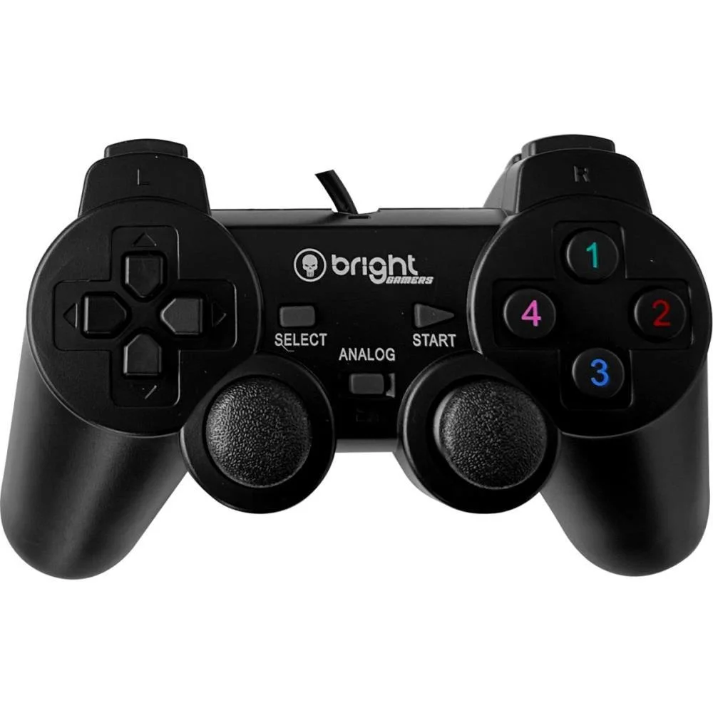 CONTROLE PARA JOGO JOYSTICK USB 2,0 C/FIO BRIGHT (UNIDADE) - imagem 5
