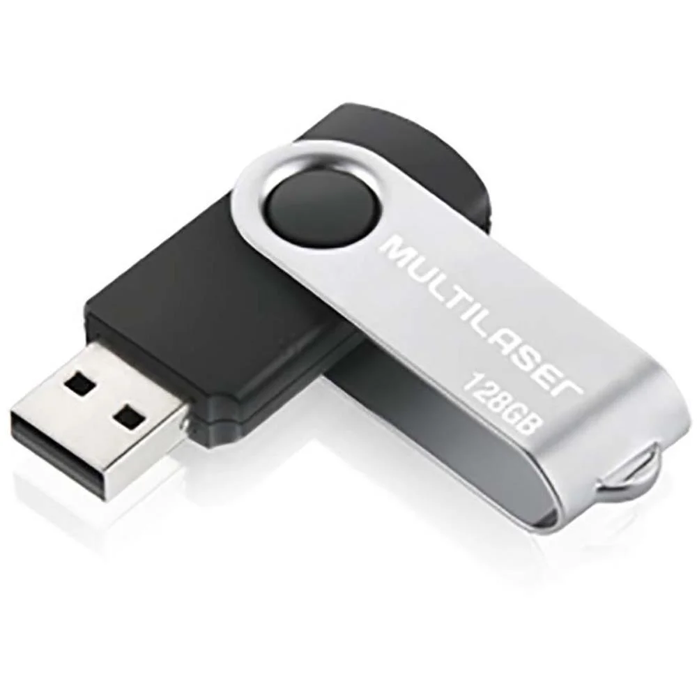 PEN DRIVE USB TWIST 128GB PRETO MULTI (UNIDADE) - imagem 2