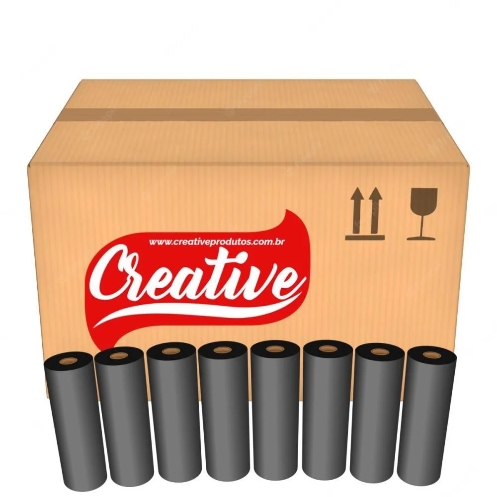 RIBBON 110MMX74M. CERA PRETO CREATIVE (UNIDADE) - imagem 4