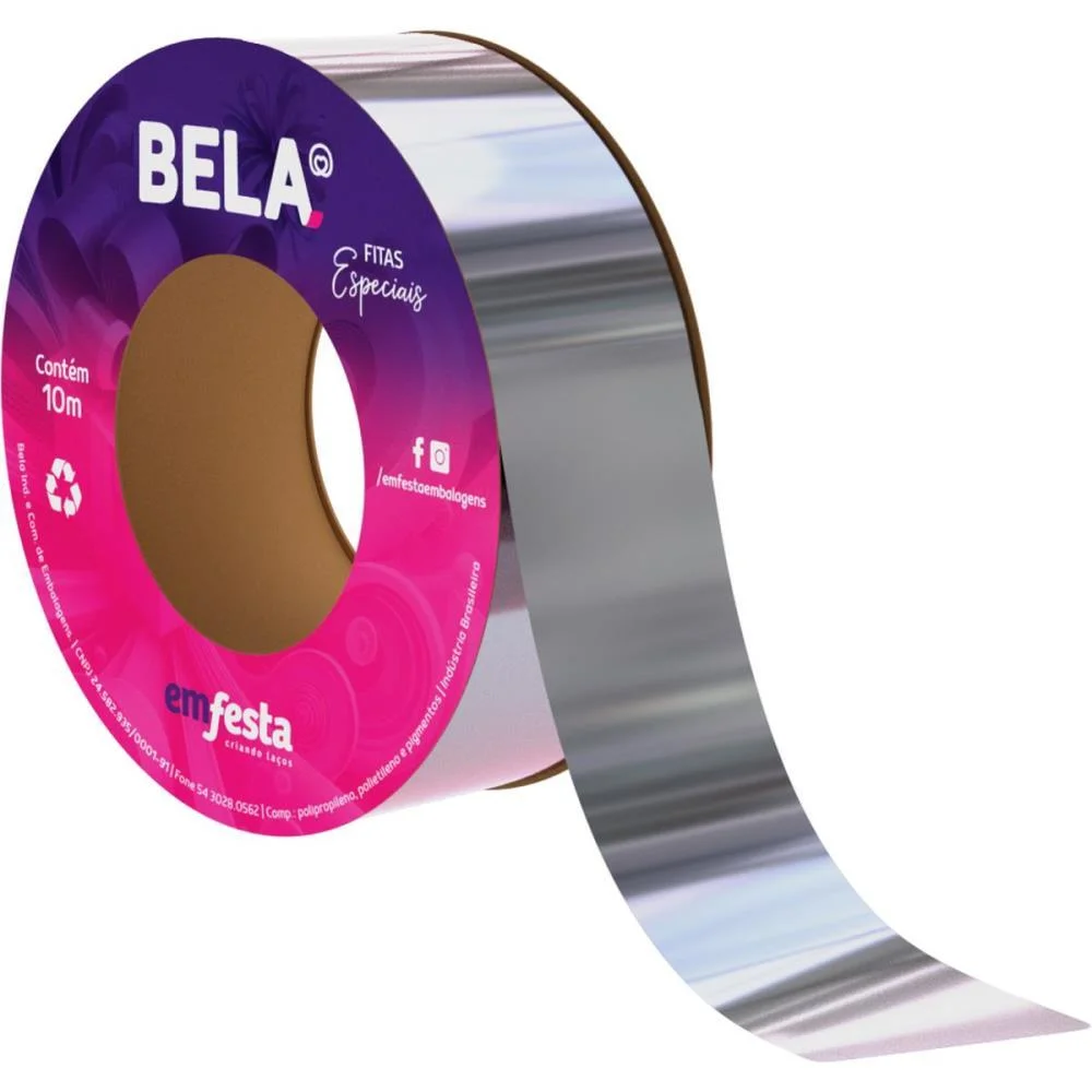 FITA METALIZADA 30MMX10M SORTIDA EMFESTA (PCT.C/05) - imagem 8