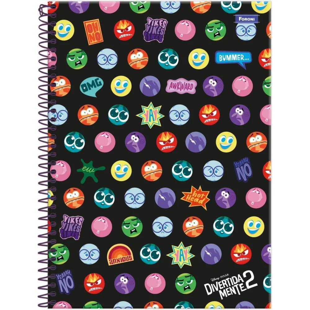 CADERNO 15X1 CAPA DURA DIVERTIDAMENTE 240F FORONI (PCT.C/02) - imagem 3