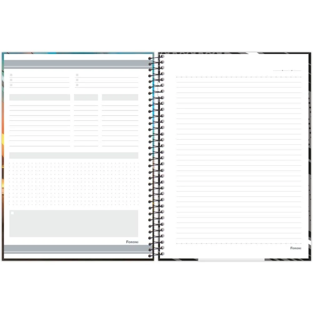 CADERNO 15X1 CAPA DURA CROSS RACING 240F FORONI (PCT.C/02) - imagem 9