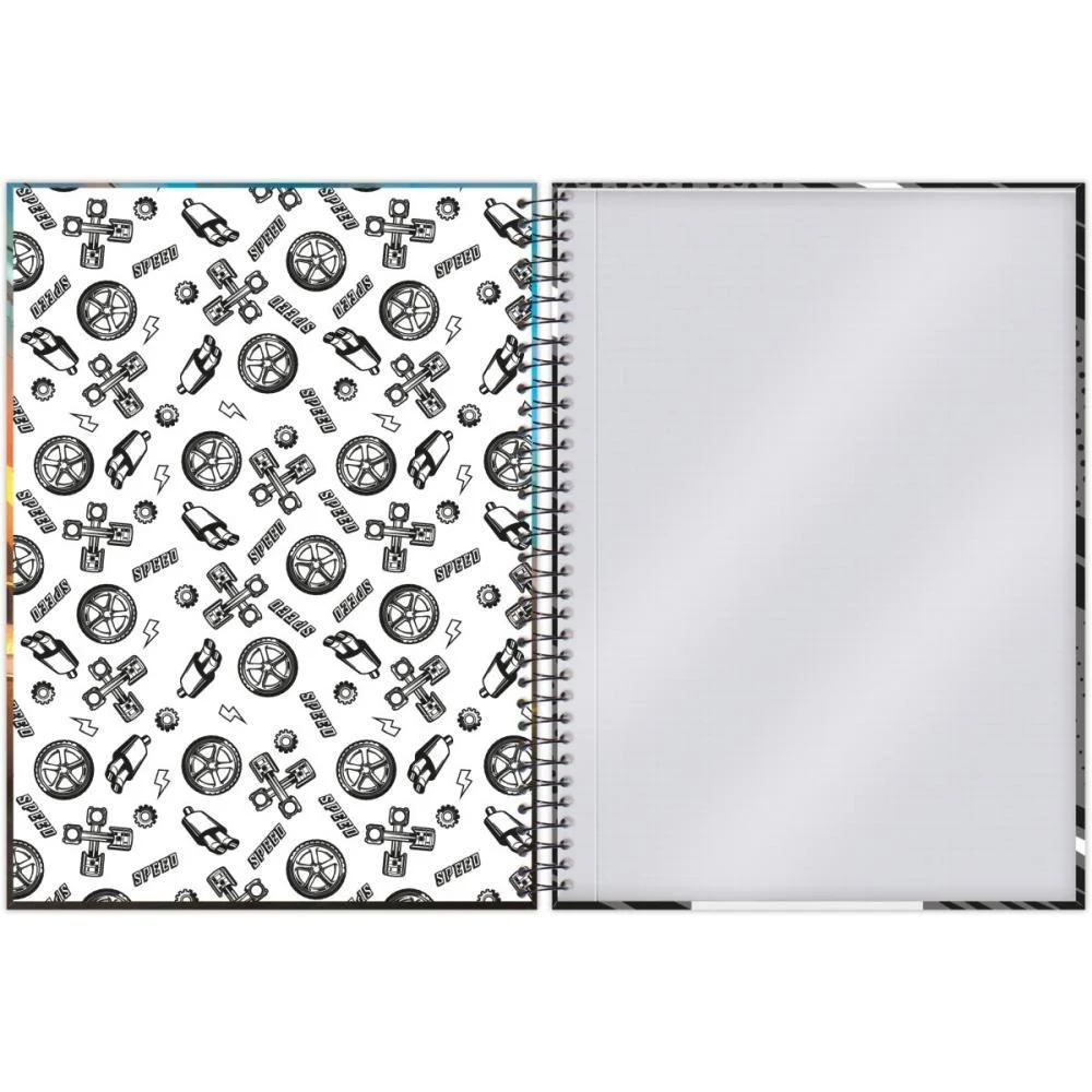 CADERNO 15X1 CAPA DURA CROSS RACING 240F FORONI (PCT.C/02) - imagem 5