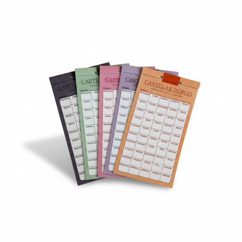 CARTELA DE RIFA C/50 NOMES PCT.C/50 CARTELAS GRAFICA GUERRA (PACOTE) - imagem 4