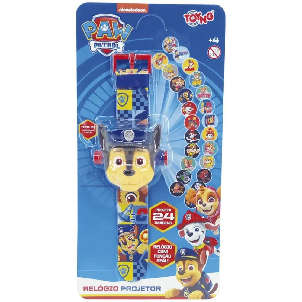 RELOGIO INFANTIL PATRULHA CANINA C/PROJETOR TOYNG (UNIDADE) - imagem 3