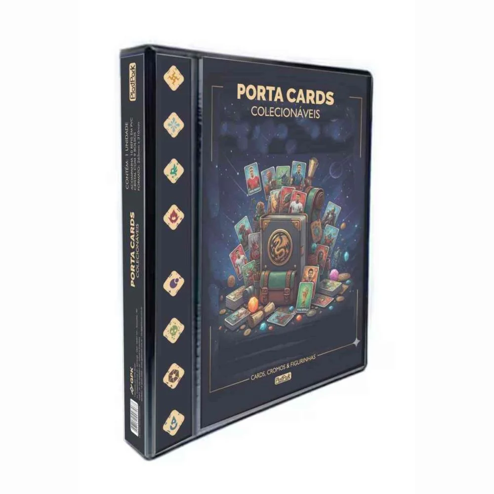 FICHARIO DE PVC PORTA CARDS C/ ENCARTE E REFIL ROMITEC (UNIDADE) - imagem 2