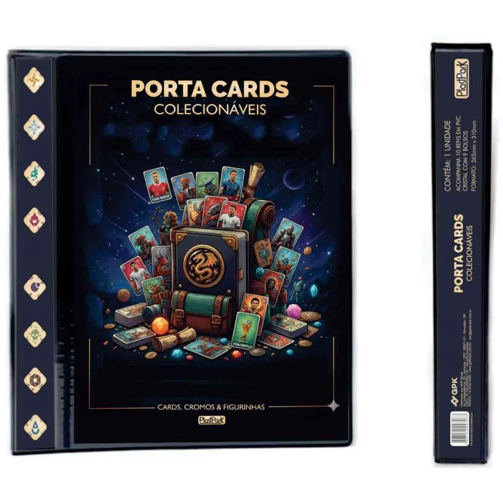 FICHARIO DE PVC PORTA CARDS C/ ENCARTE E REFIL ROMITEC (UNIDADE) - imagem 3