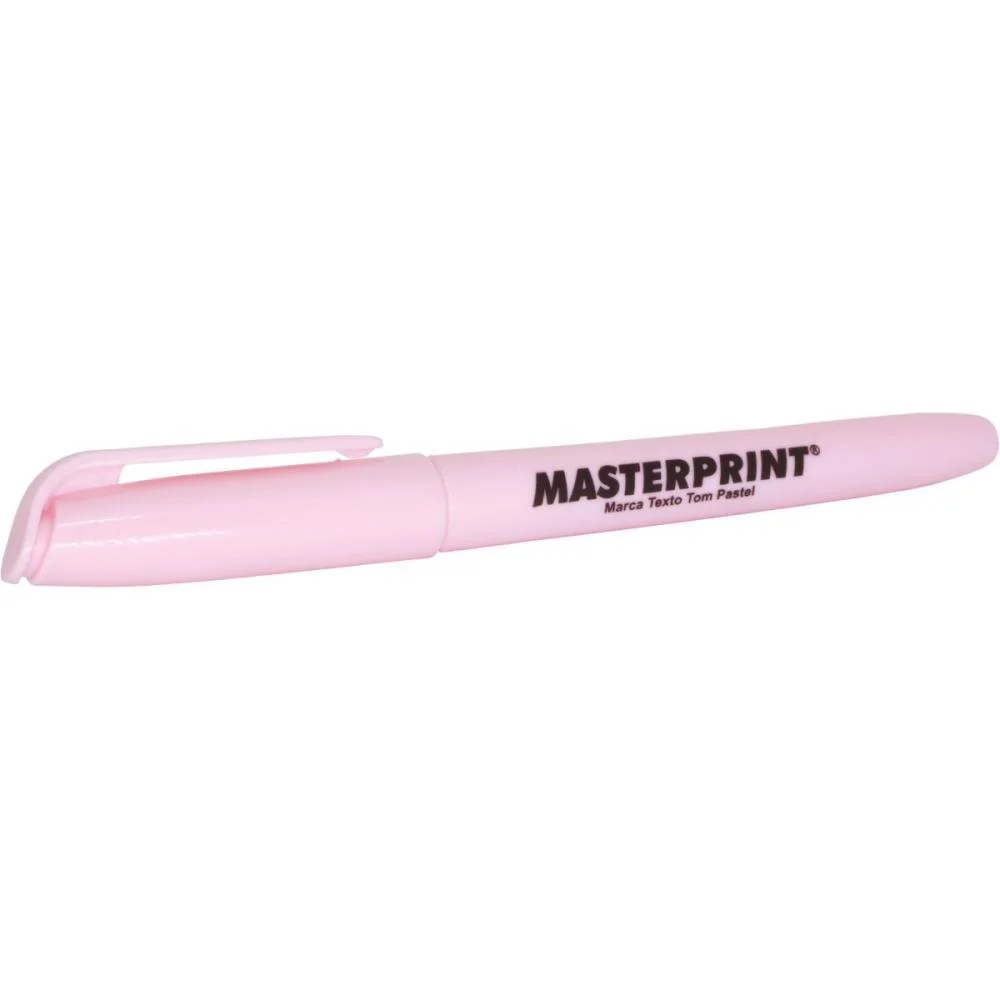 CANETA MARCA TEXTO MP 612 PASTEL ROSA MASTERPRINT (CX.C/06) - imagem 4