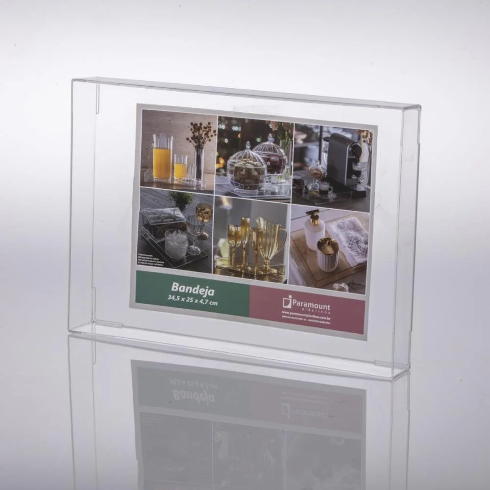 ORGANIZADOR CRISTAL 34,5X25X4,7 CM PARAMOUNT (UNIDADE) - imagem 4